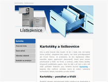 Tablet Screenshot of listkovnice.cz